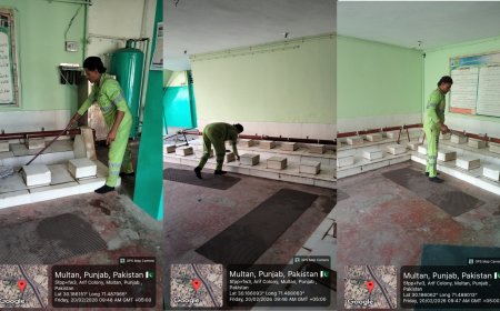 Multan: Special Cleanliness Operation Launched in Worship Places and Neighborhoods During Holy Ramadan