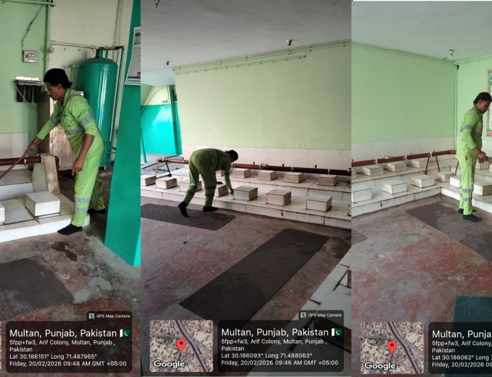 Multan: Special Cleanliness Operation Launched in Worship Places and Neighborhoods During Holy Ramadan